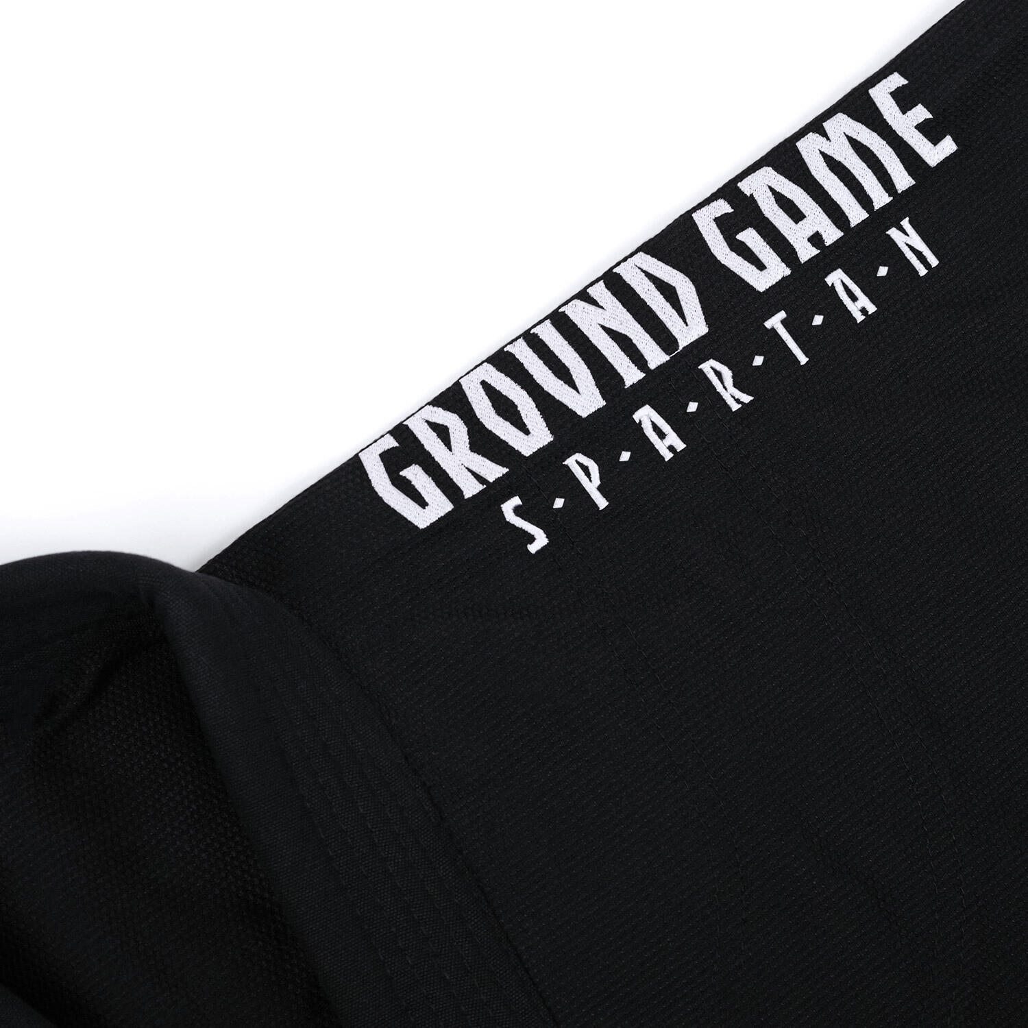 Kimono do Brazylijskiego jiu-jitsu dla dzieci Ground Game Spartan BJJ czarne 4/7