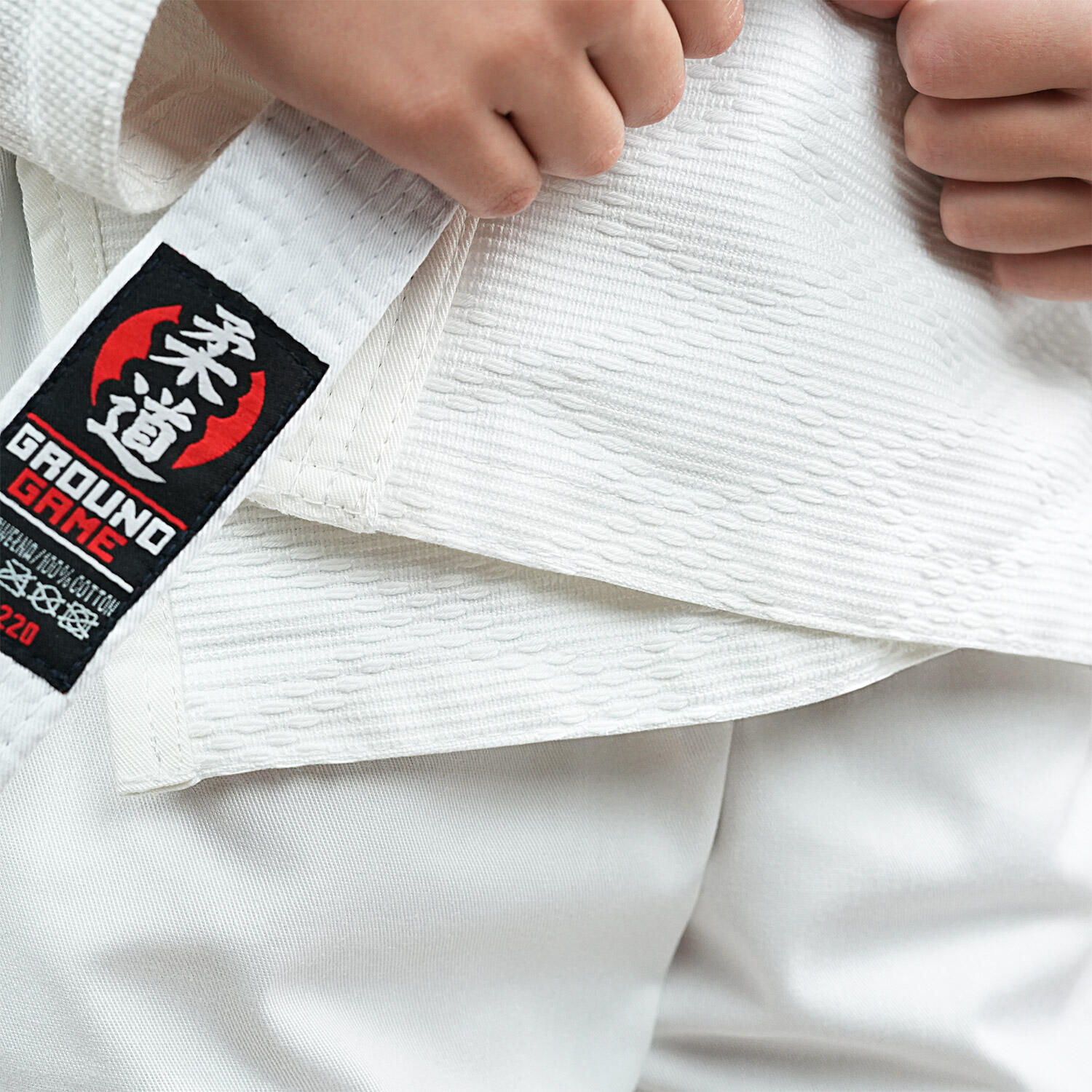 Kimono do Judo dla dzieci Ground Game Deshi 2.0 białe 4/7