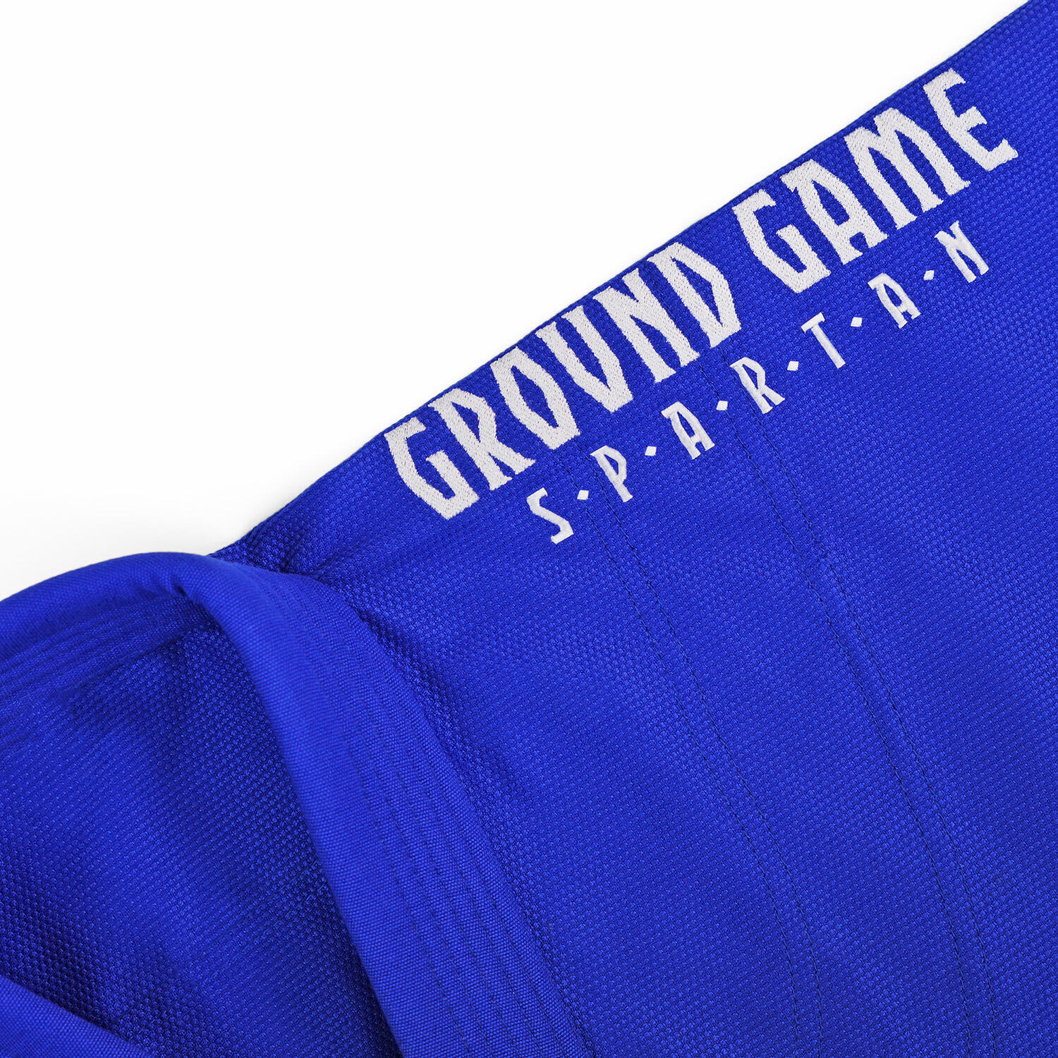 Kimono do Brazylijskiego jiu-jitsu dla dzieci Ground Game Spartan BJJ niebieskie 4/7