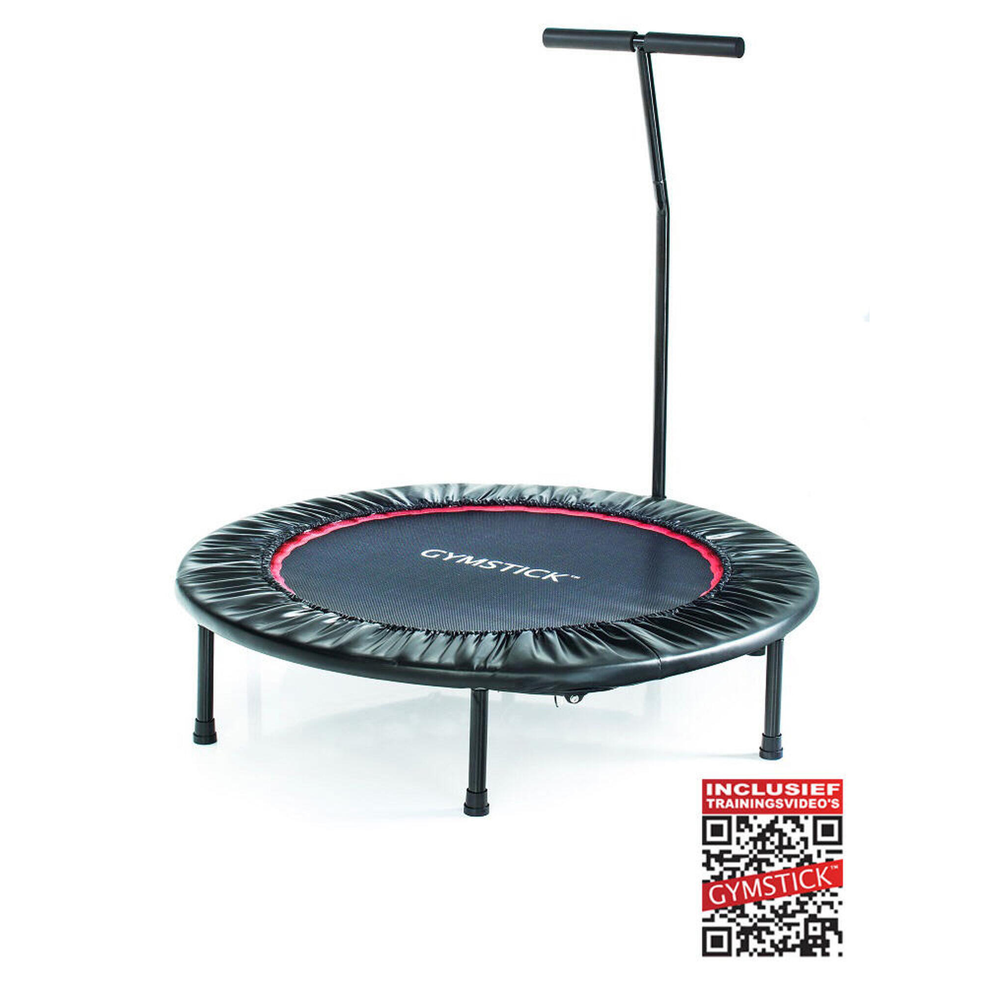 Trampoline De Fitness Gym Pliable - Poignée Réglable, écran