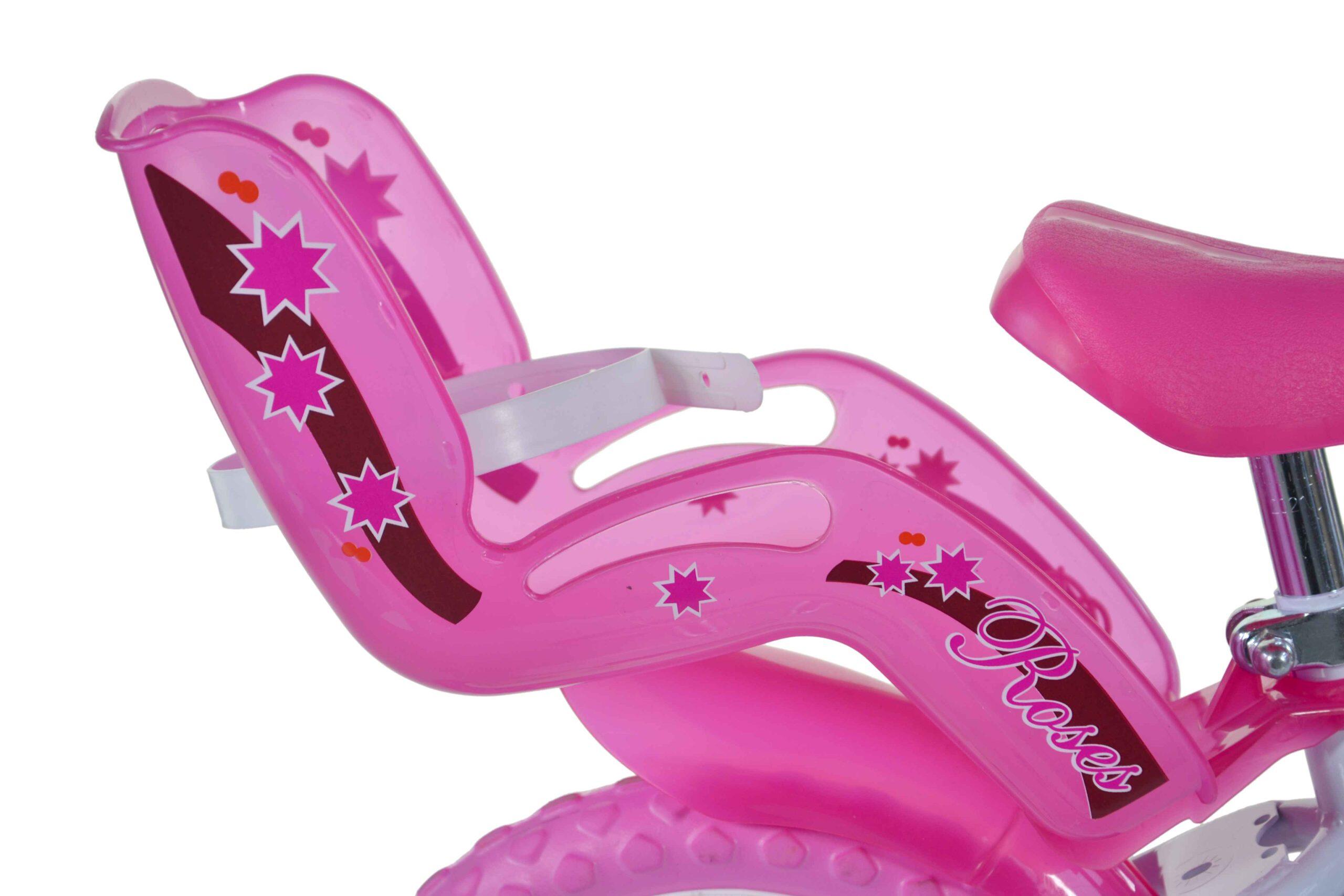 SCH ROSES 12″, bicicleta para niños, con accesorios. 4/5