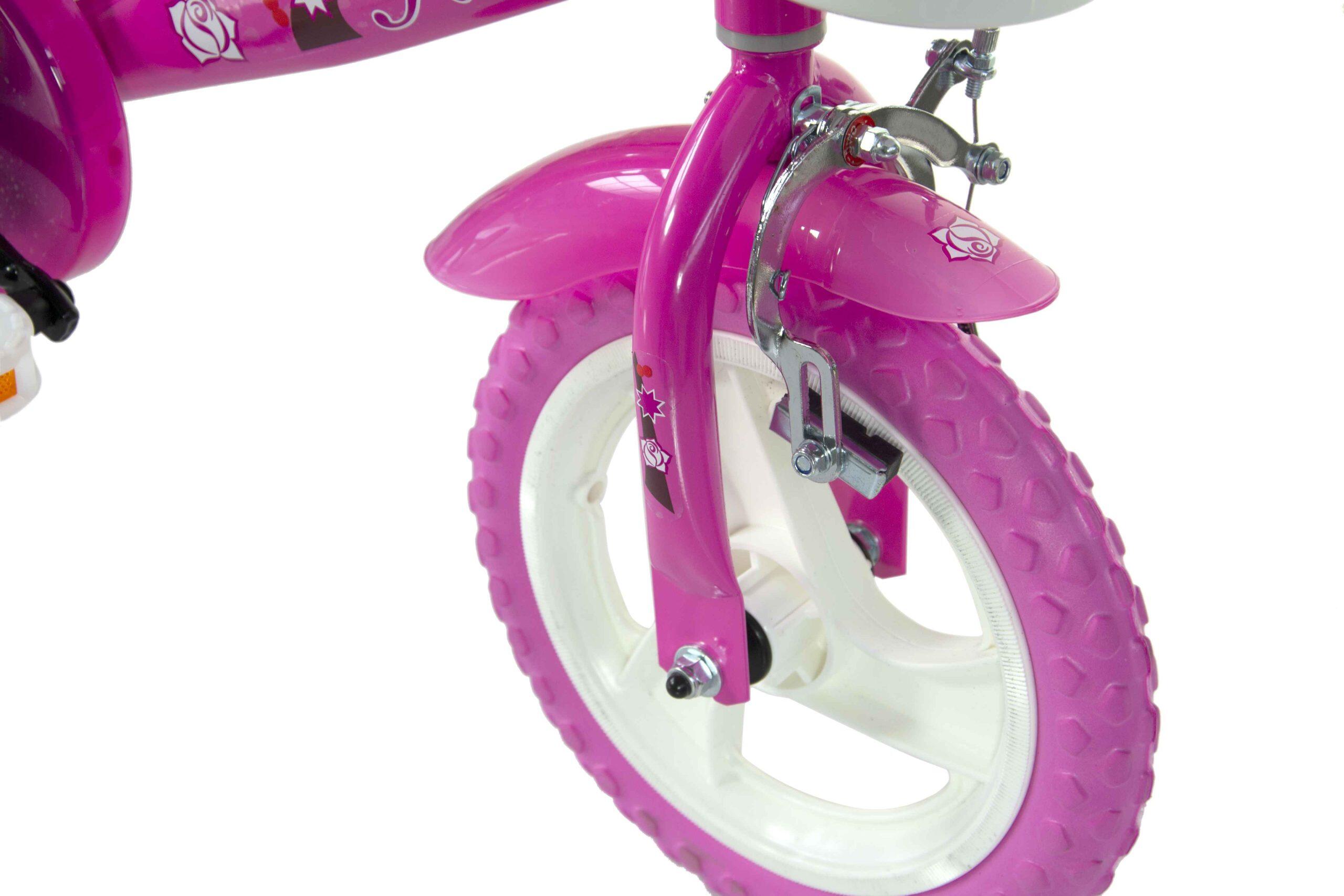 SCH ROSES 12″, bicicleta para crianças, com acessórios 3/4