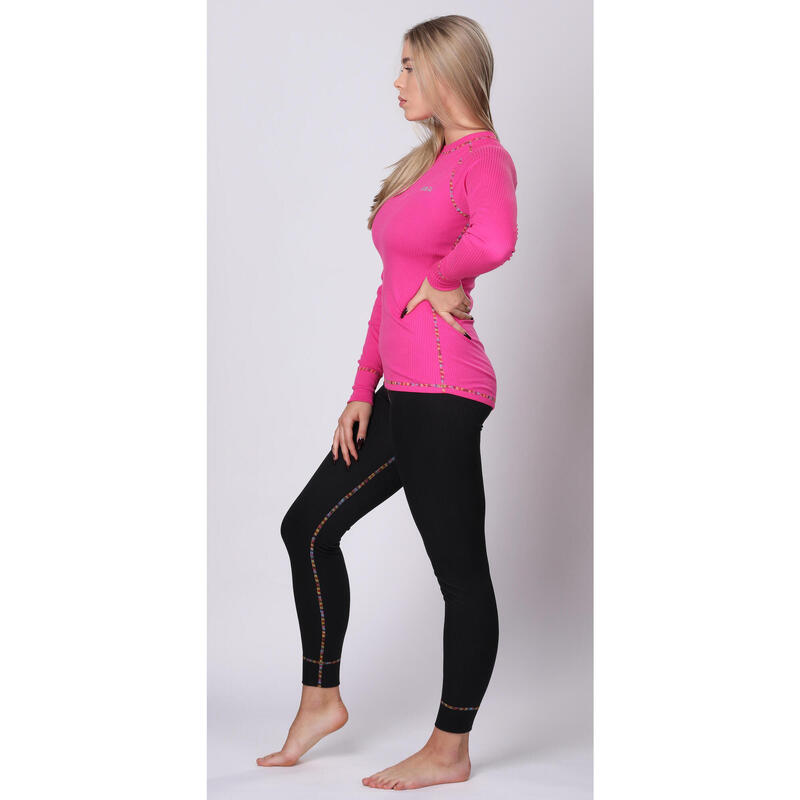 Bielizna termoaktywna damska Ice-Q Smart Woman Pink/Black