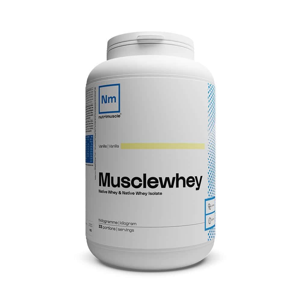 NUTRIMUSCLE Proteine Del Siero Di Latte - Proteine Musclewhey (1 Kg) - Vaniglia