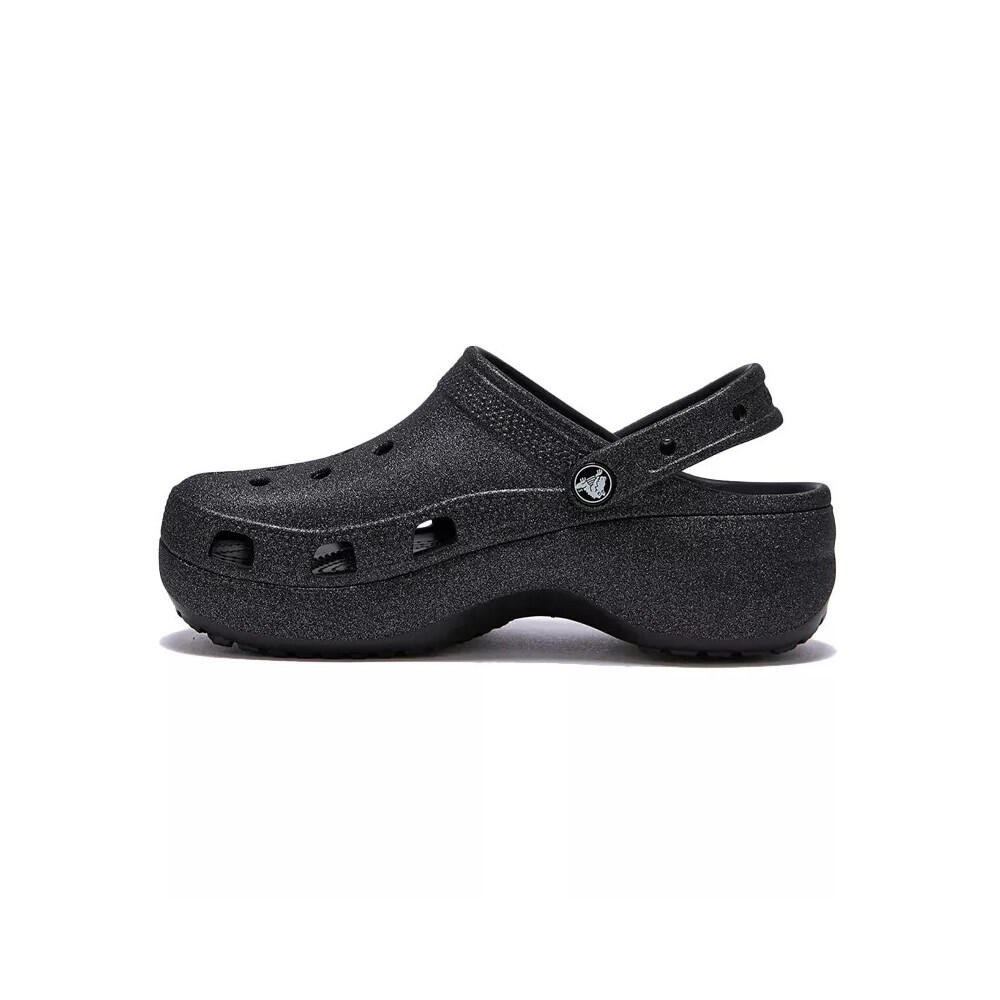 Crocs - Sandale Crocs Classic Plateform Glitter - Sandales - Noir - 39/42 - Decathlon
