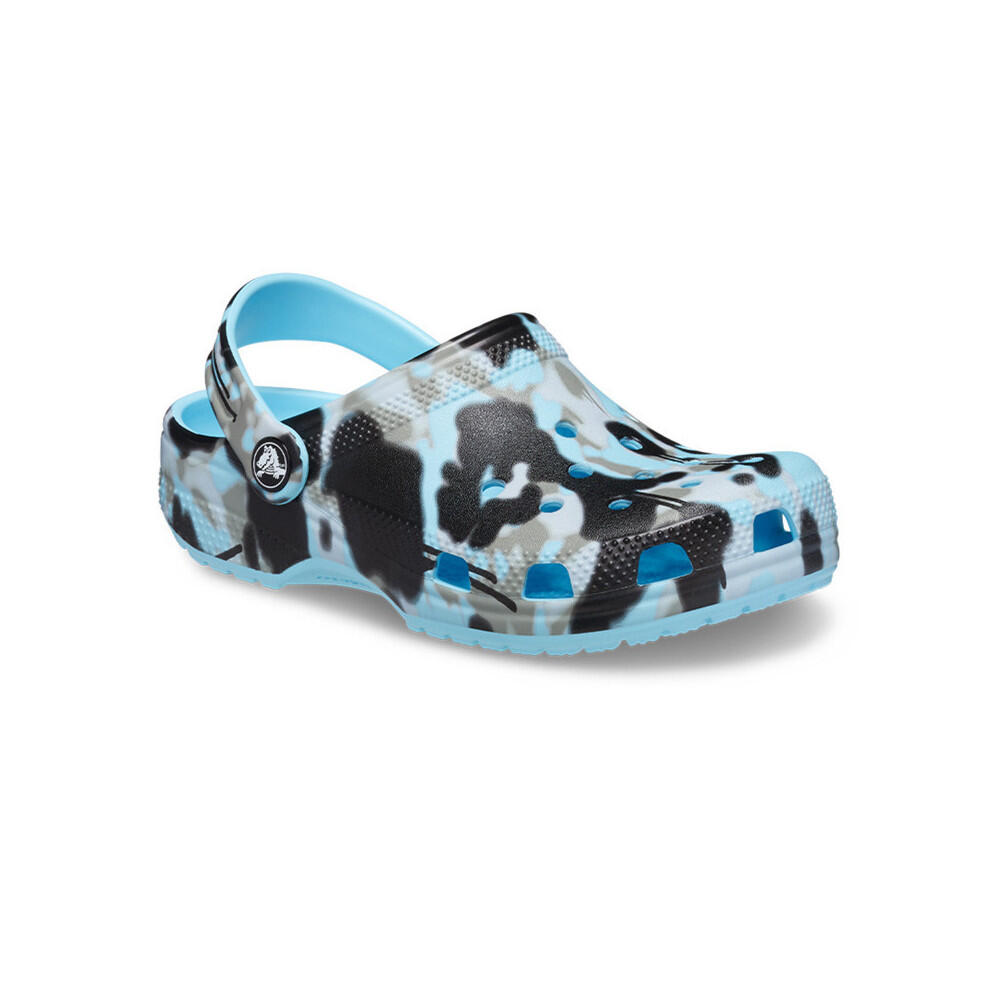 Sandals Niño Crocs Classic Spray Camo Azul 2/5