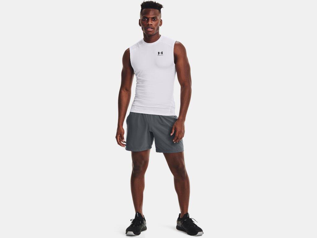 Maillot de compression Blanc Homme Under Armour Heatgear 4/6