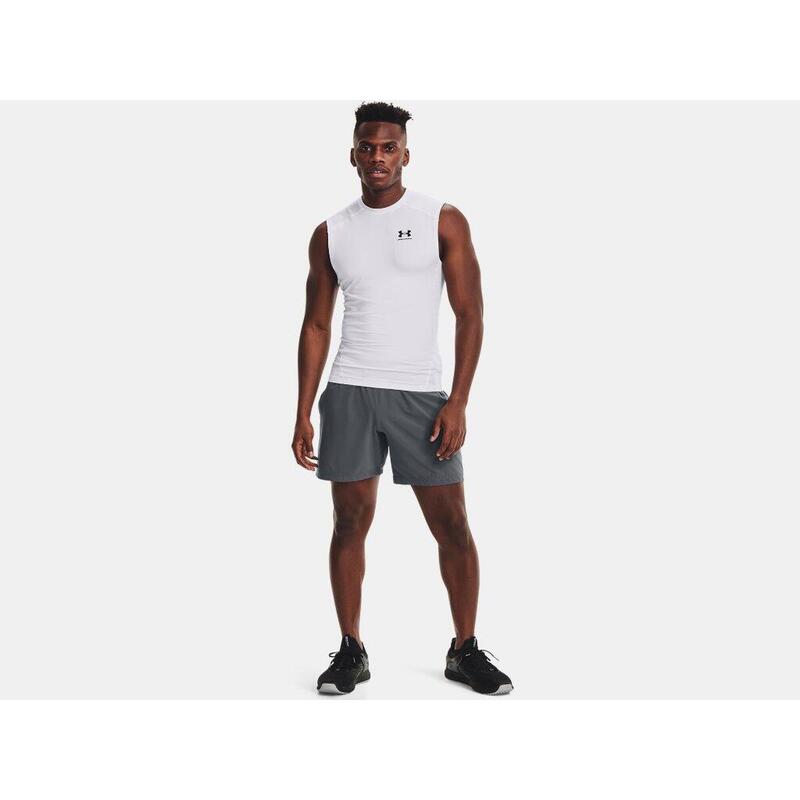 Maiou barbati Under Armour Hg Armour Comp Sl, Alb