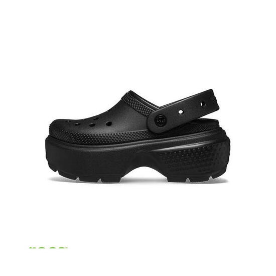 Chanclas Mujer Crocs Stomp Clog Negro