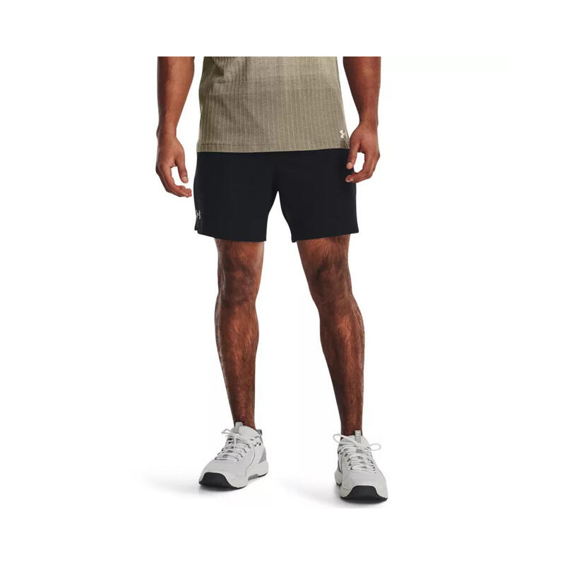 Pantaloni scurti barbati Under Armour Vanish Woven 6in, Negru