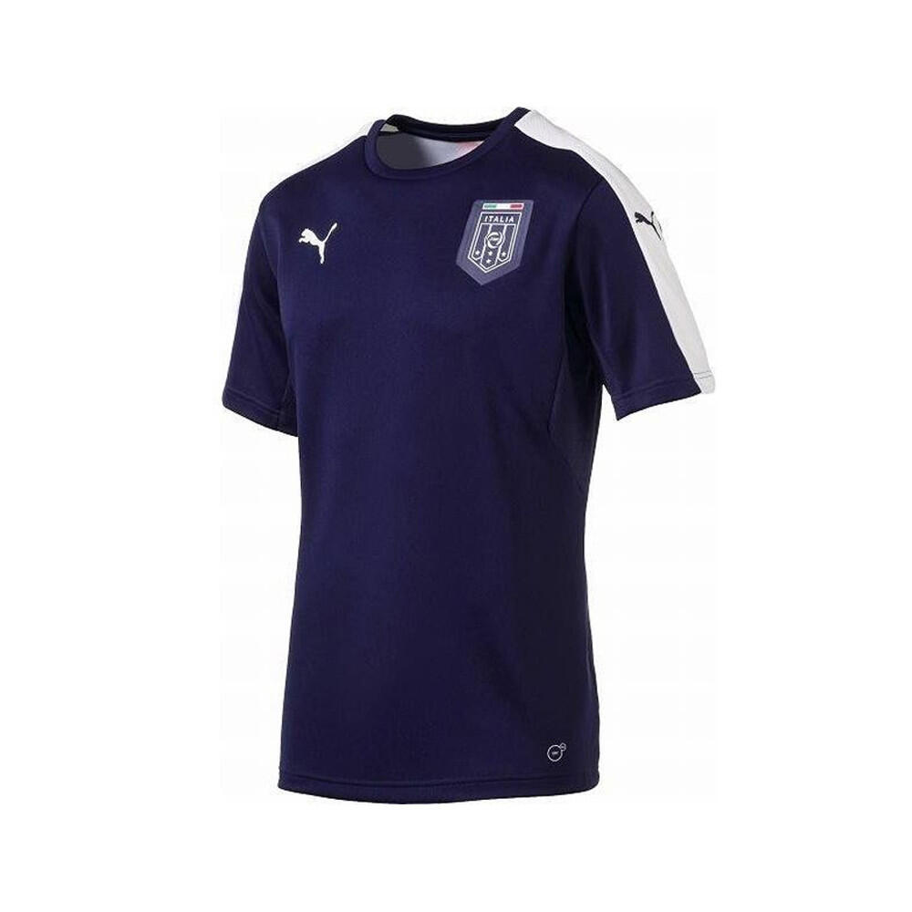 Puma - Maillot De Football Puma Figc Italia Stadium 2017 - Maillot Manches Courtes - Bleu - 52 2xl - Decathlon