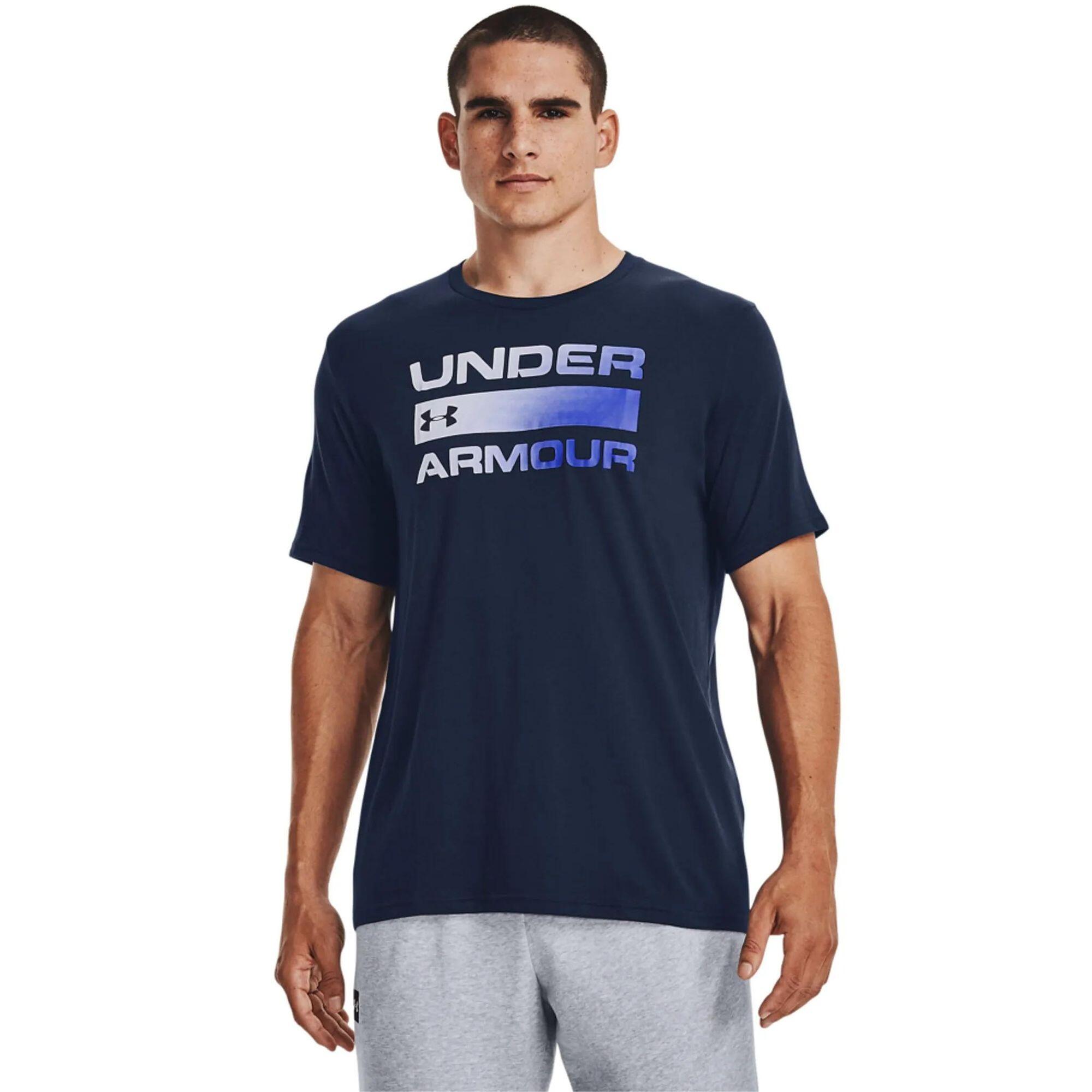 T-shirt Under Armour Team Issue Wordmark, Bleu, Hommes 2/6