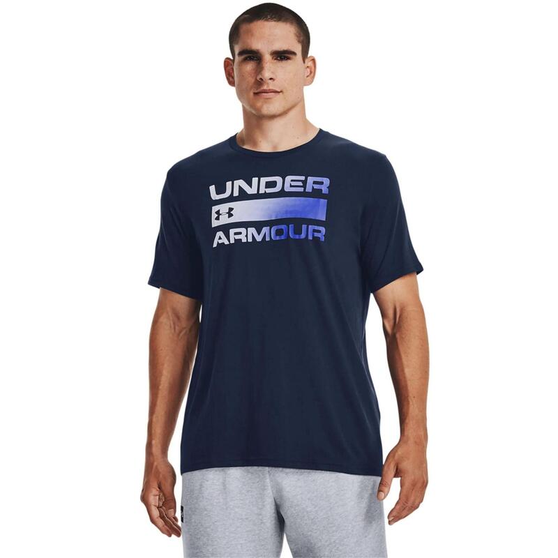 Tricou barbati Under Armour Team Issue Wordmark, Albastru
