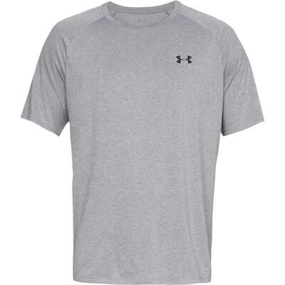 T-shirt mannelijk under armour tech 2.0 grijs