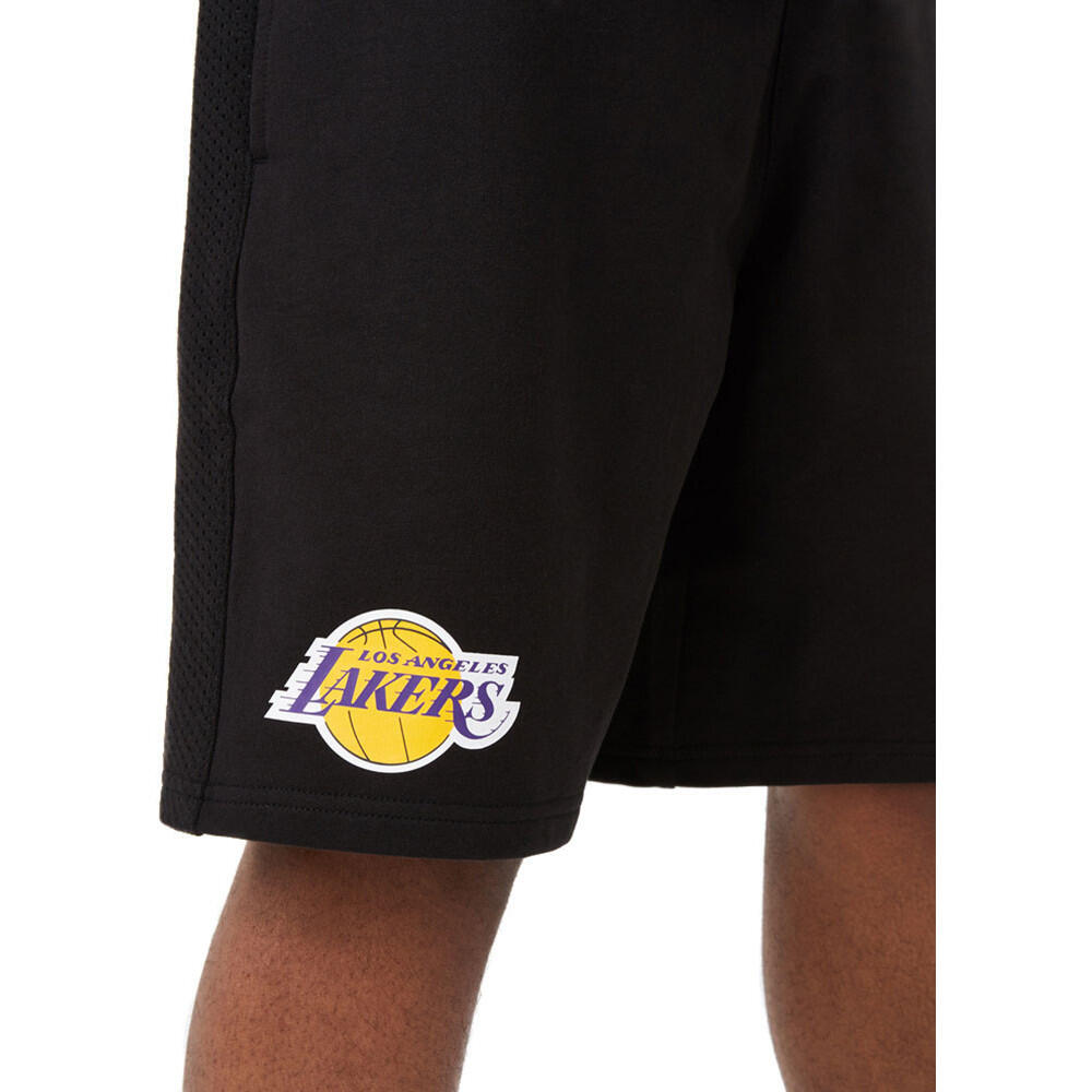 Short NBA Los Angeles Lakers New Era Team Logo Noir pour homme 2/7