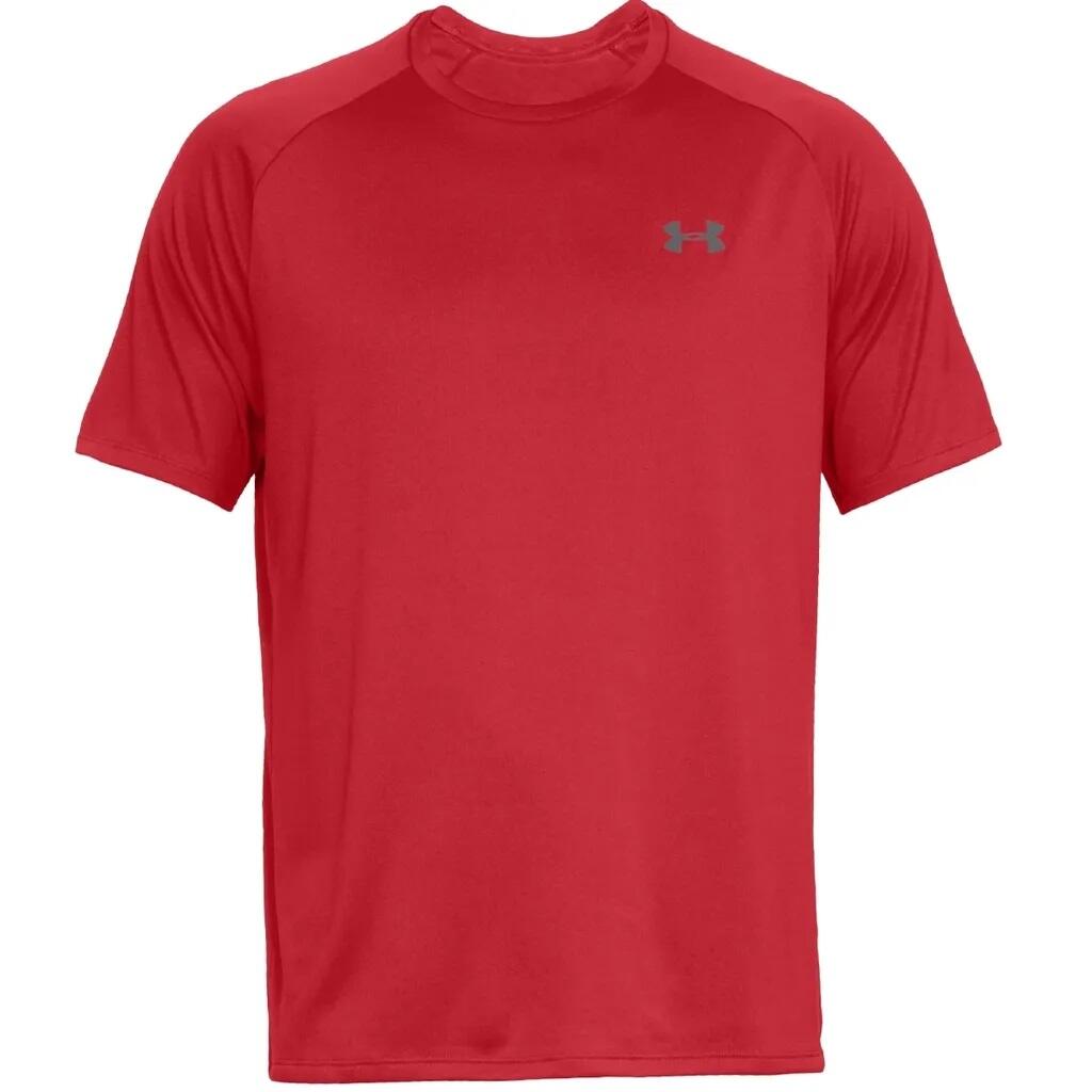 Tricou alergare 1326413600 cu mânecă scurtă roșu bărbătesc