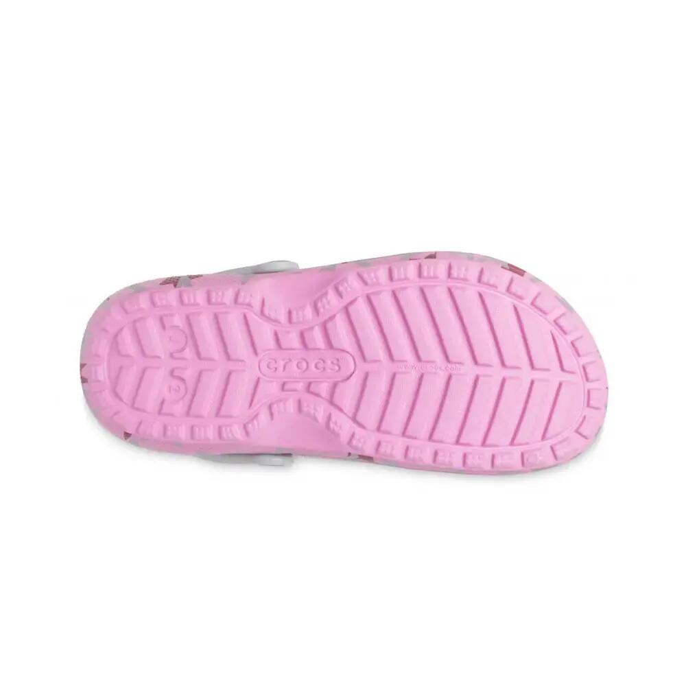 Sabots Crocs Classic Lined Disco Dance Party Roze/Multi 4/7