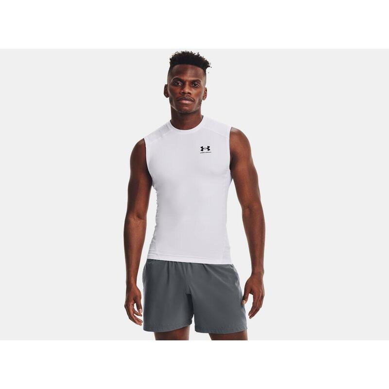 Maiou barbati Under Armour Hg Armour Comp Sl, Alb