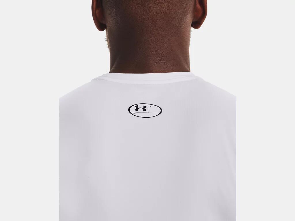 Maillot de compression Blanc Homme Under Armour Heatgear 3/6
