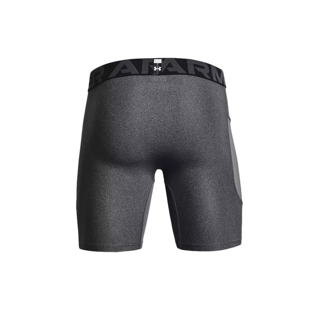 Breve Uomo Under Armour Short Compression Heatgear Grigio 2/6