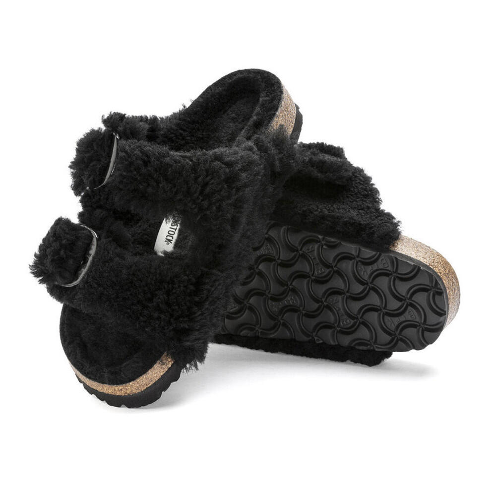 Sandale Birkenstock ARIZONA Big Buckle Shearling Teddy étroite 4/6