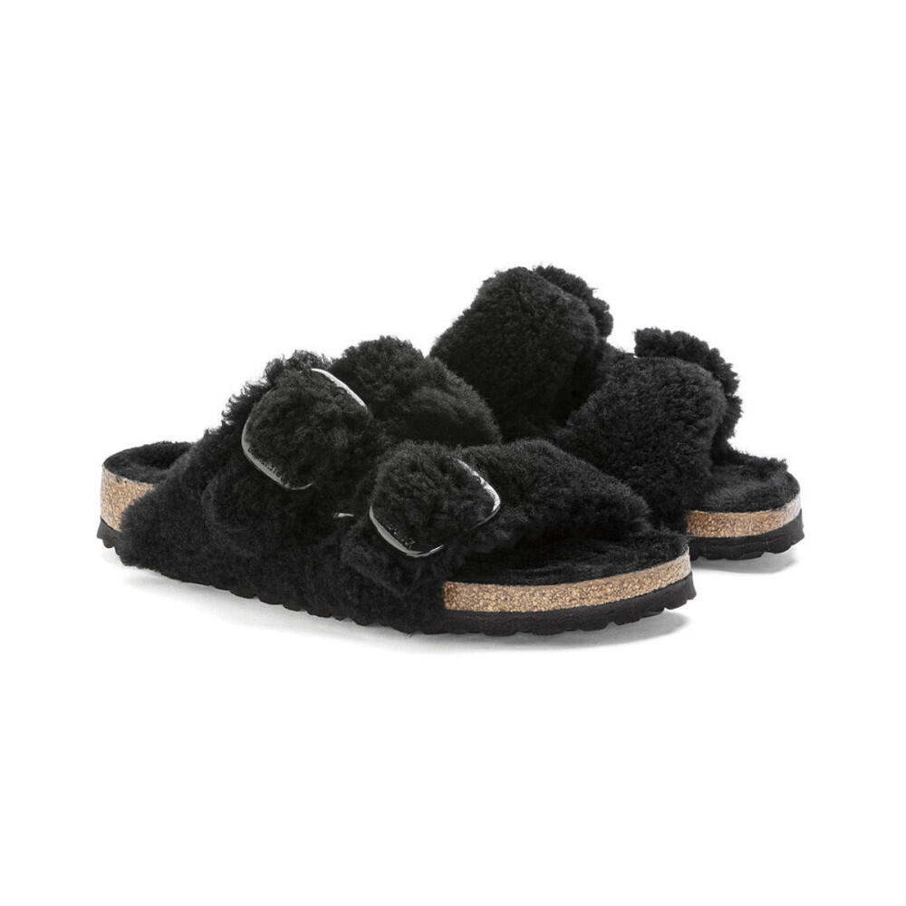 Sandale Birkenstock ARIZONA Big Buckle Shearling Teddy étroite 2/6