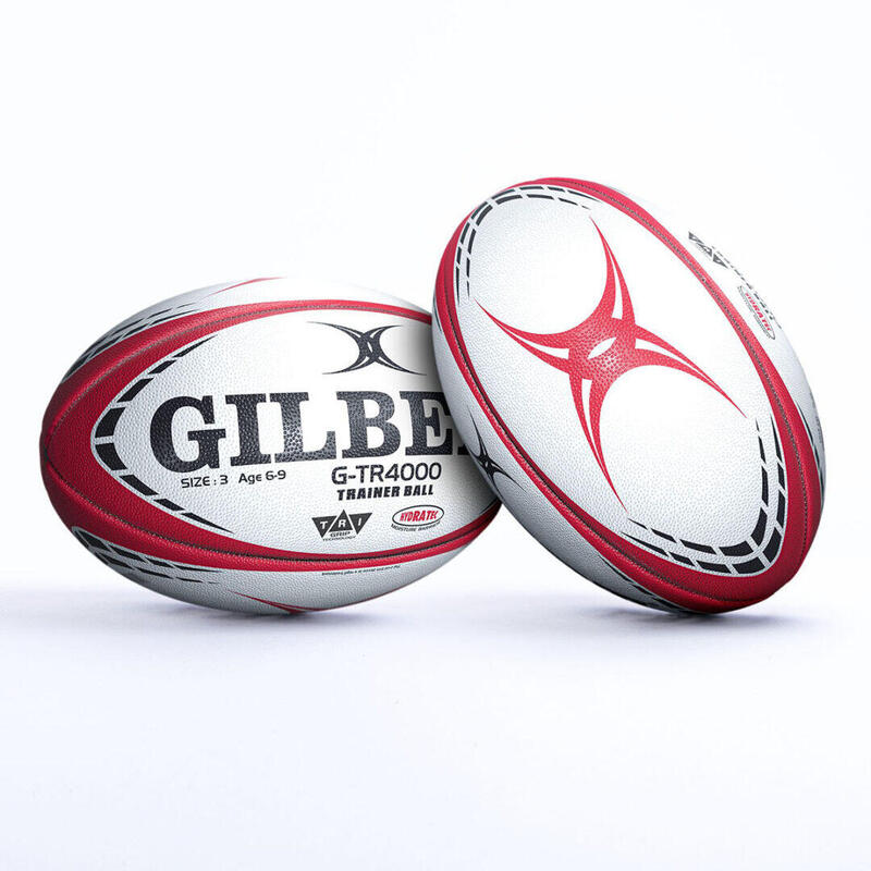 Gilbert Rood Gtr-4000 Rugby Bal Maat 3