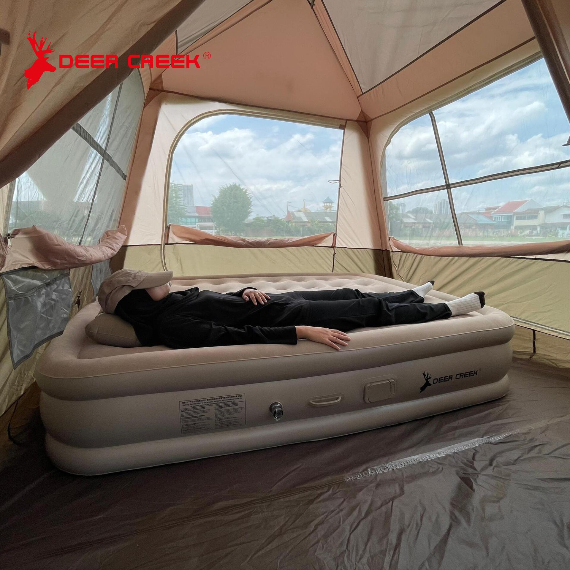 Tent King Size Camping Mattress Air Mattress Automatic Inflate