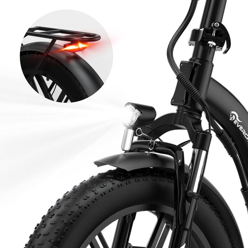 Vélo électrique pliable  Adulte Fat tire 20*4.0 Batterie13Ah- EK6 Noir