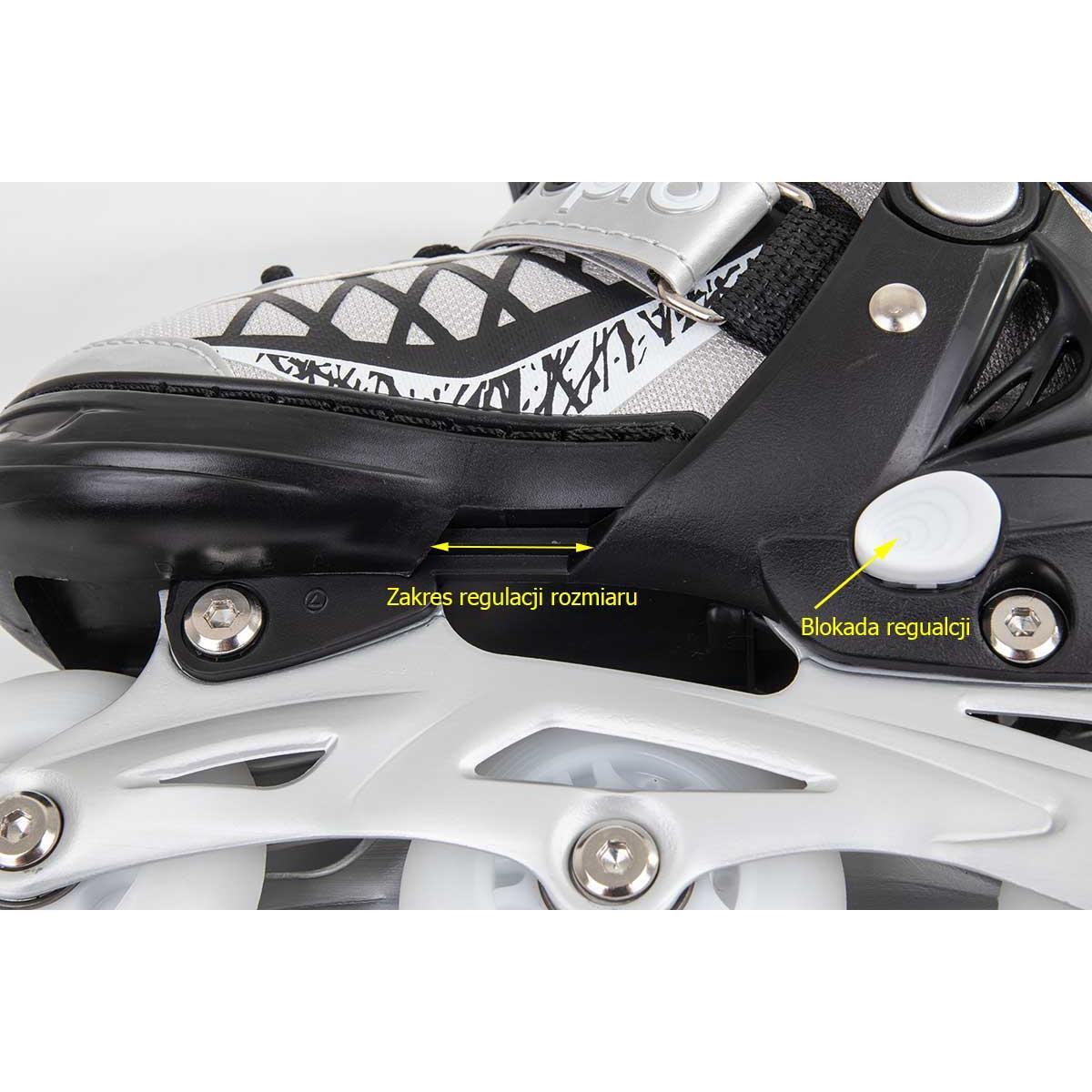 Enero Pro Inline-Skates-Rollschuhe-Schlittschuhe 4/7