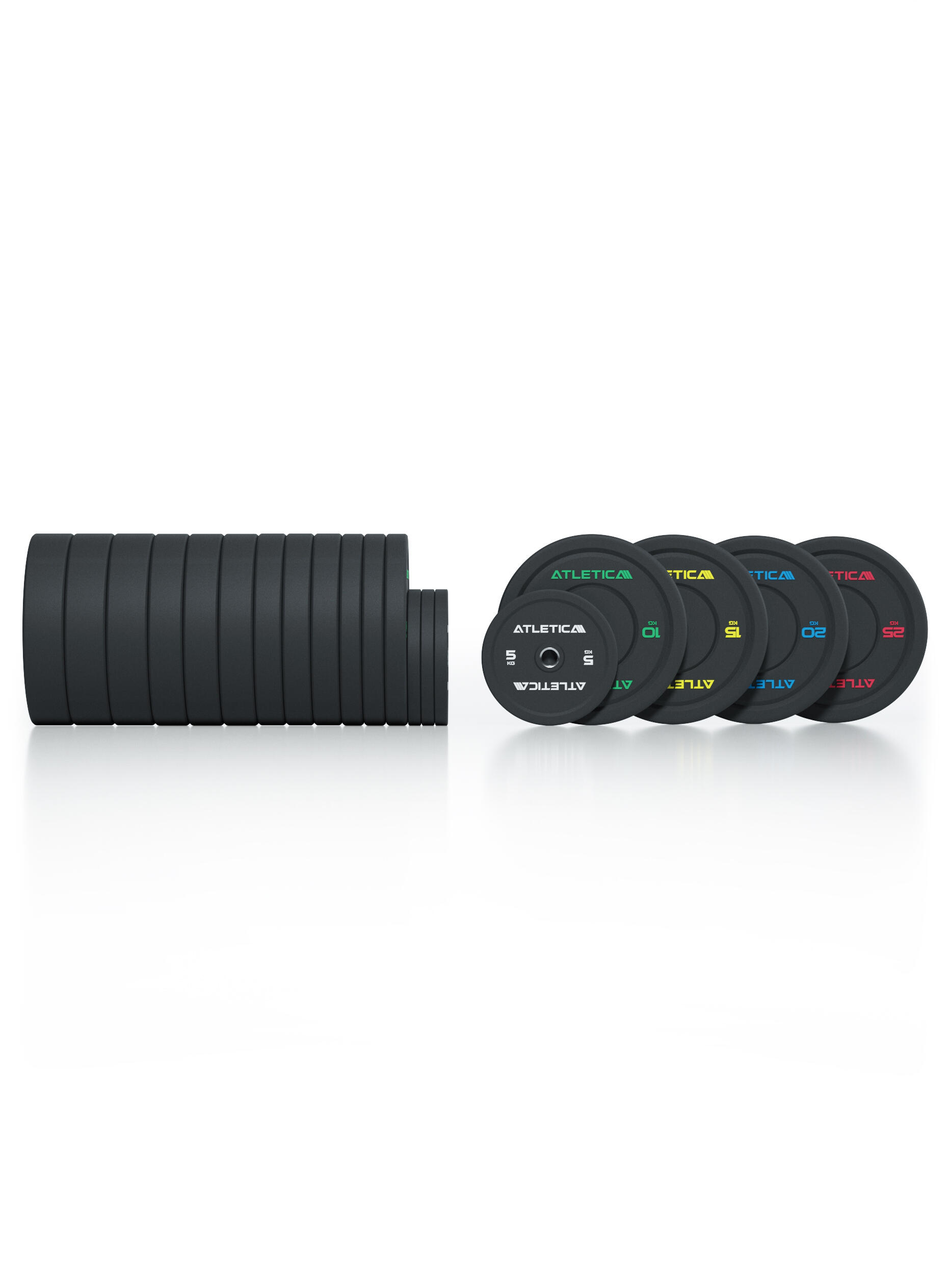 High Temp Bumper Plates | 300kg SET | Hochwertiger Gummi 3/3
