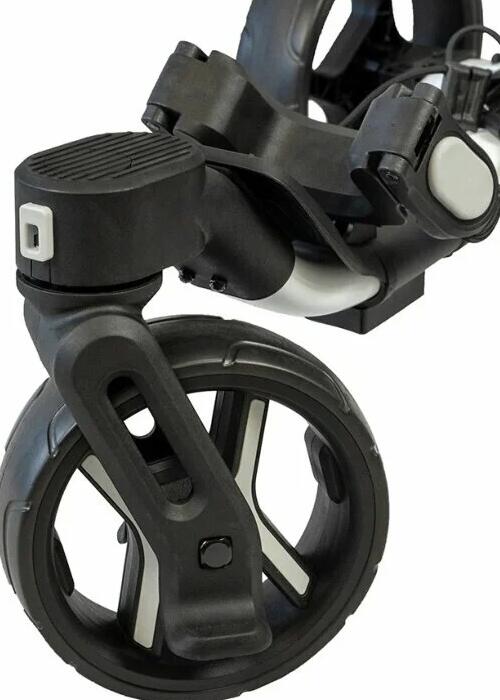 AXGLO TRI-360 V2, CARRELLO DA GOLF MANUALE, RUOTA GIREVOLE, NERO/VERDE 3/3