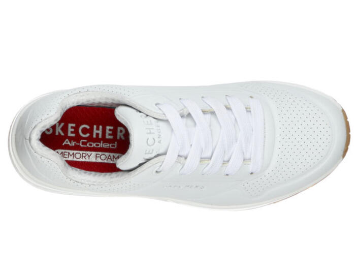 Buty na co dzień młodzieżowe SKECHERS UNO STAND ON AIR skóra