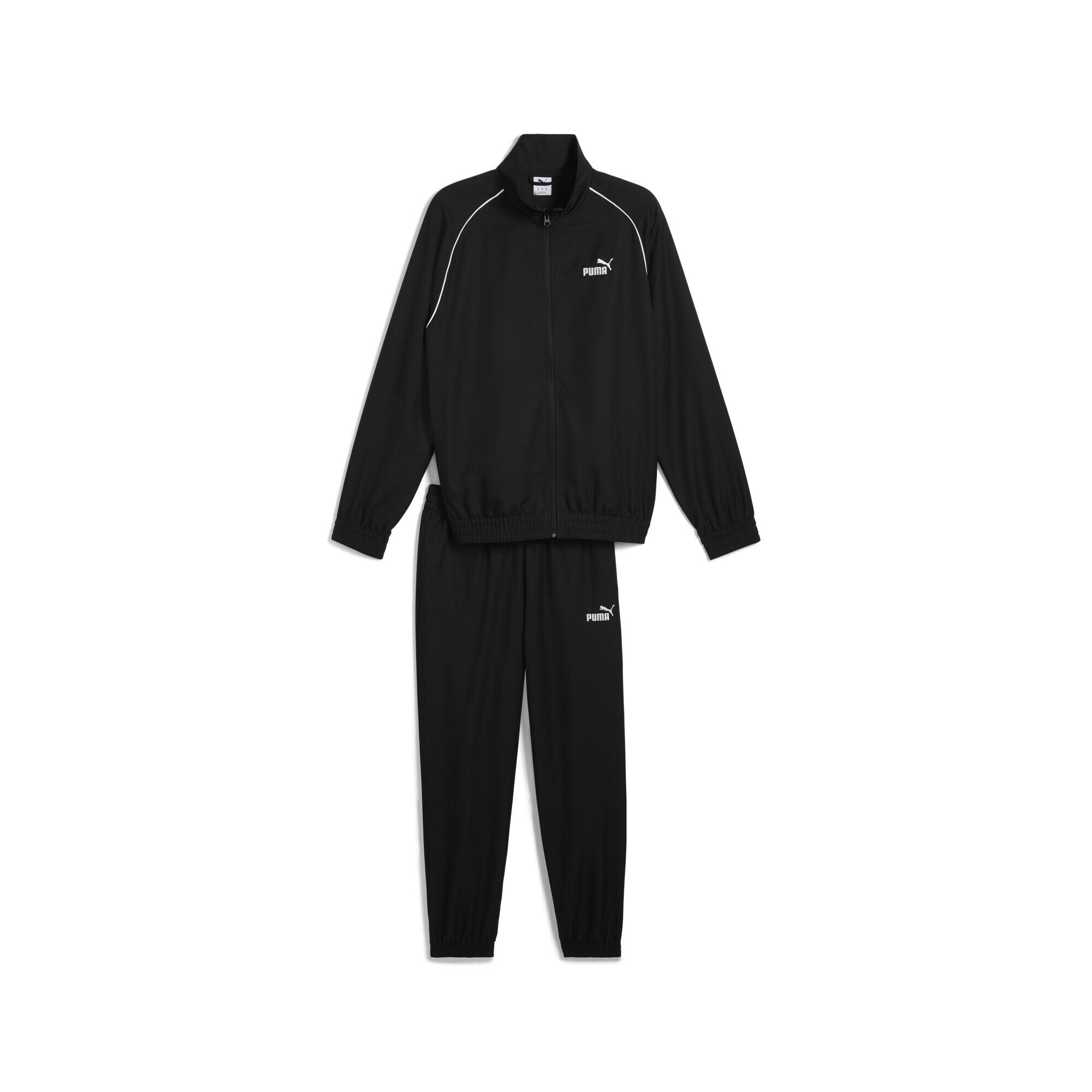 Gewebter Trainingsanzug mit Paspeln Herren PUMA Black