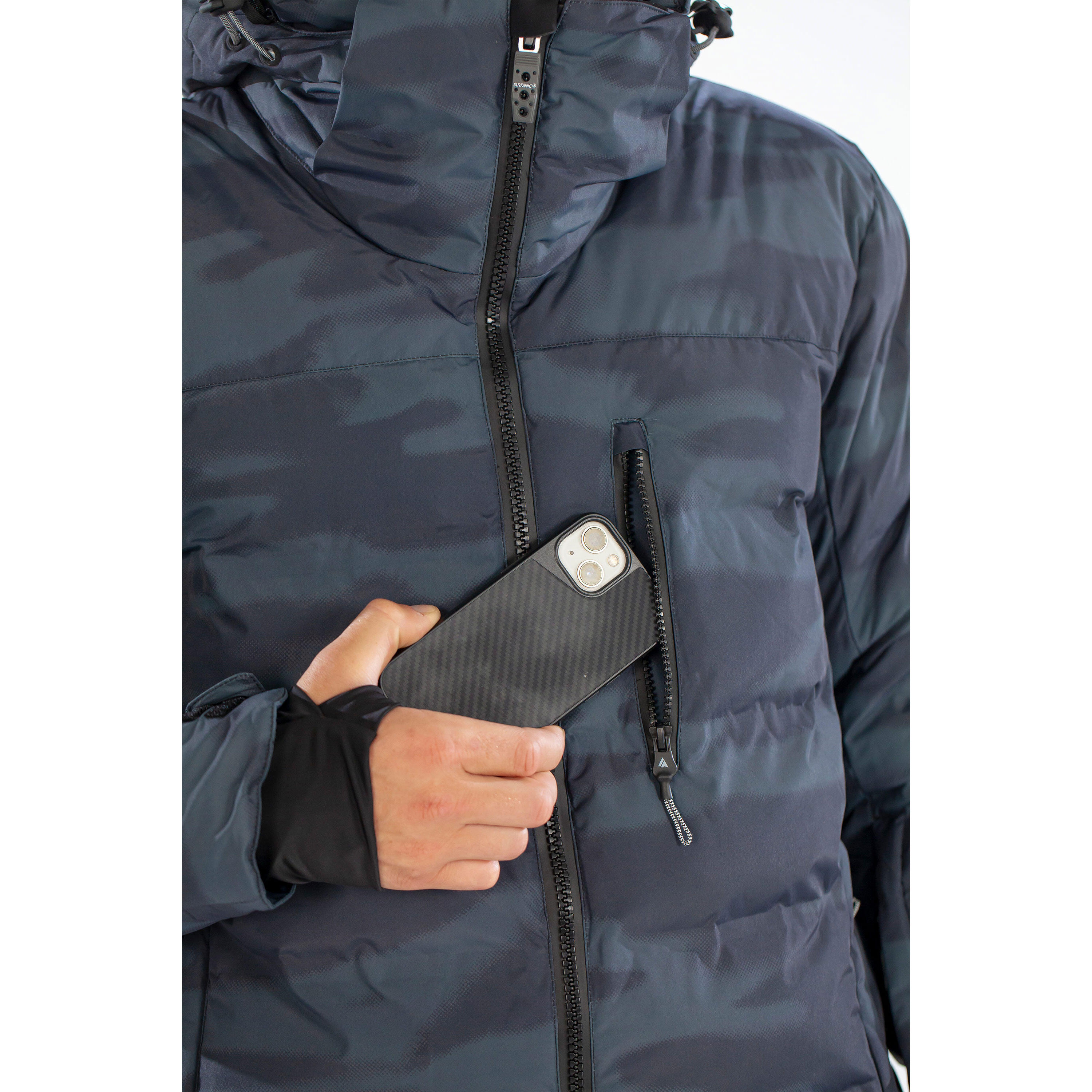 Enduro Blurred Camo Jacket Black 6/7