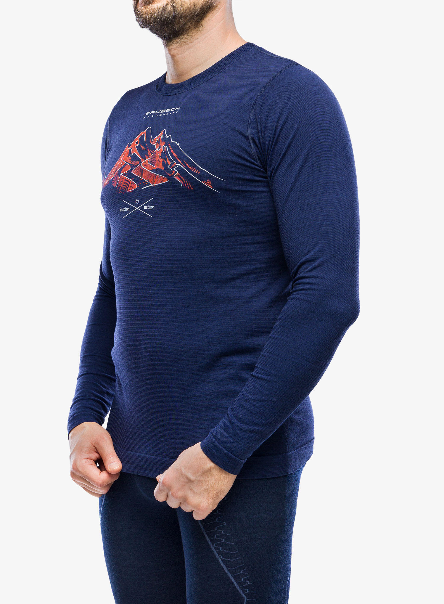Bluza termoaktywna męska Brubeck Outdoor Wool Pro Longshirt 3/5