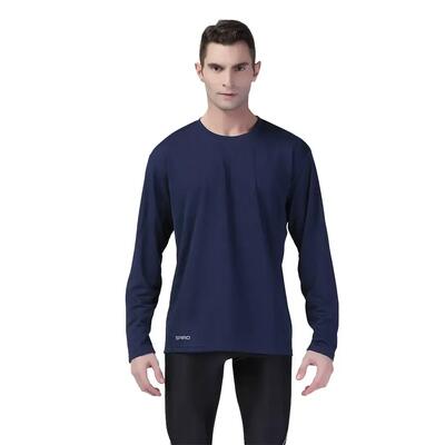 Maglietta Manica Lunga Adulto Unisex Spiro Performance Bianco