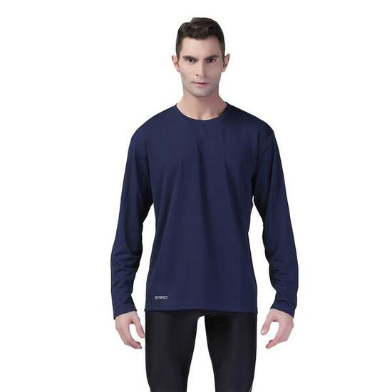 Maglietta Manica Lunga Adulto Unisex Spiro Performance Bianco