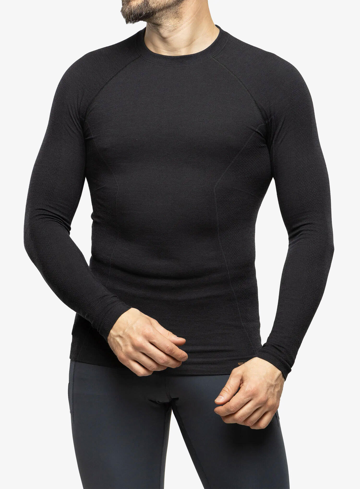 Koszulka wełniana z długim rękawem męska Brubeck ACTIVE WOOL 5/5