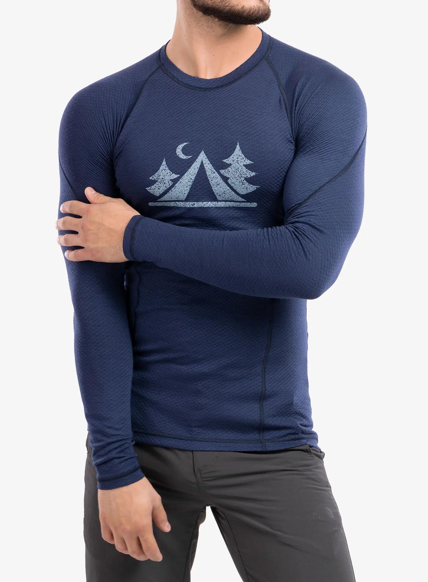 Bluza termoaktywna męska Sensor Merino DF Tee L/S 5/7