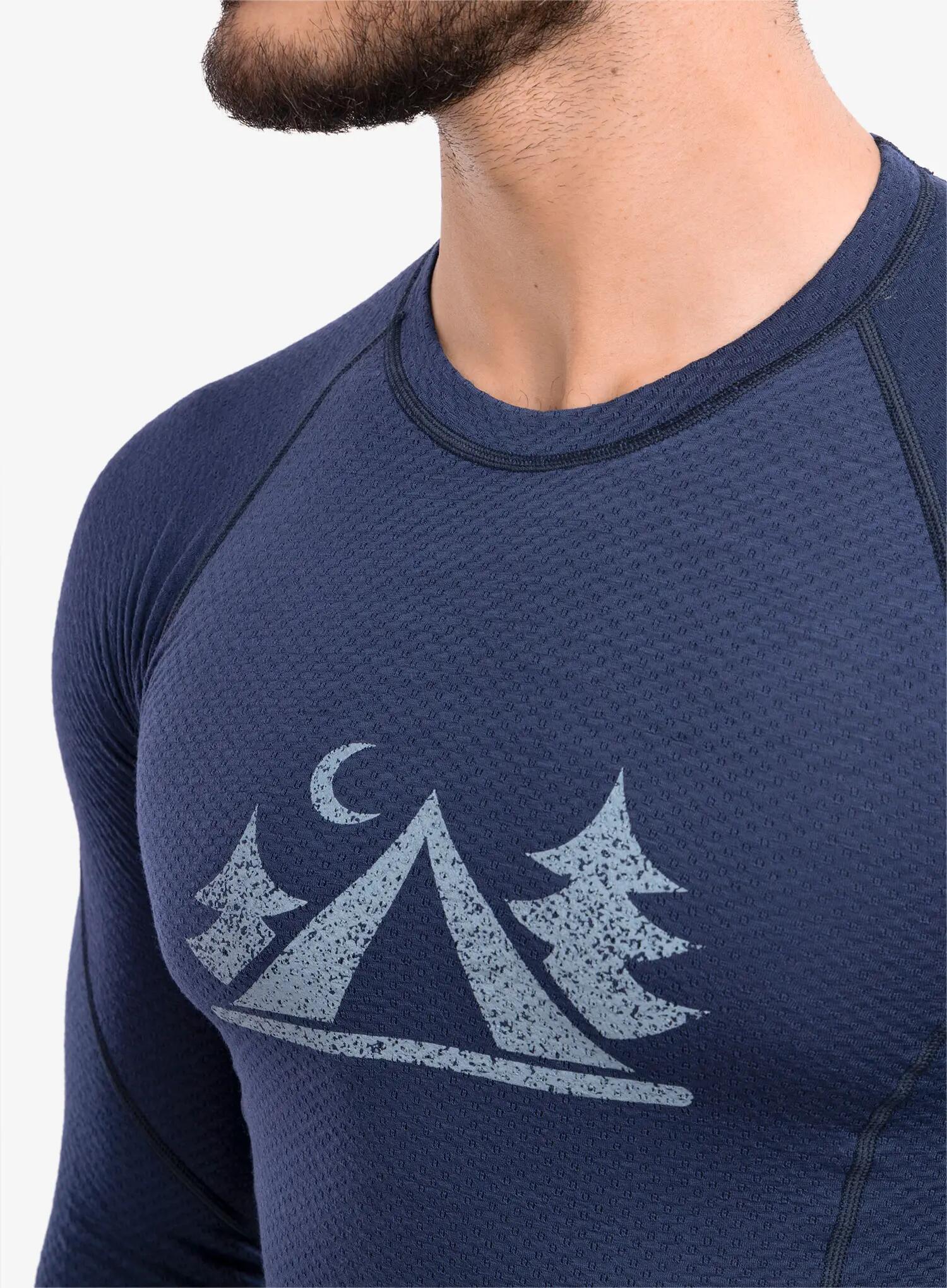 Bluza termoaktywna męska Sensor Merino DF Tee L/S 6/7