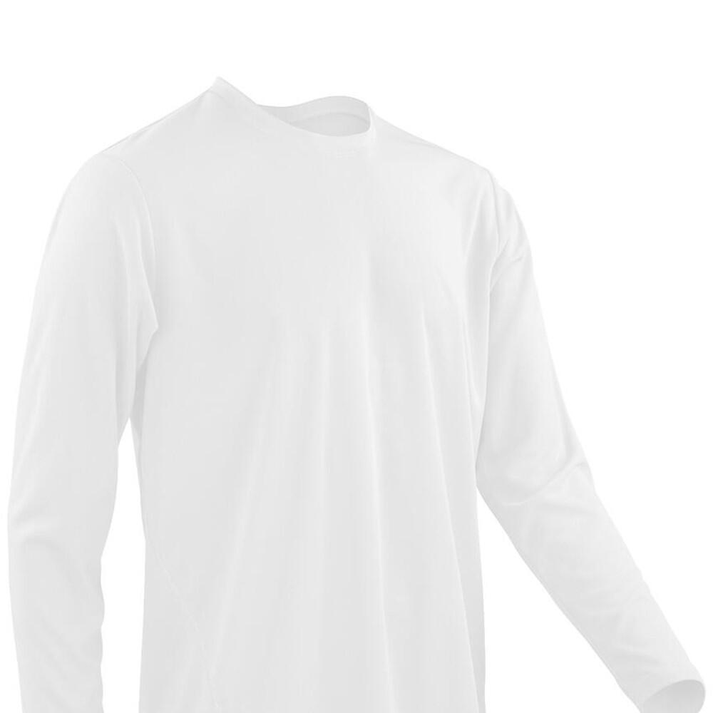 Camiseta Performance de Manga Larga para Adultos Unisex Blanco 2/2
