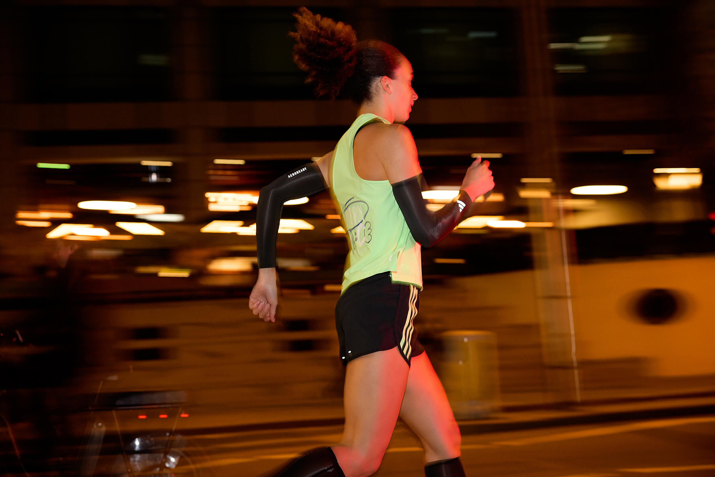 Aeroready Manches de compression pour les bras - Noir - S/M 7/7