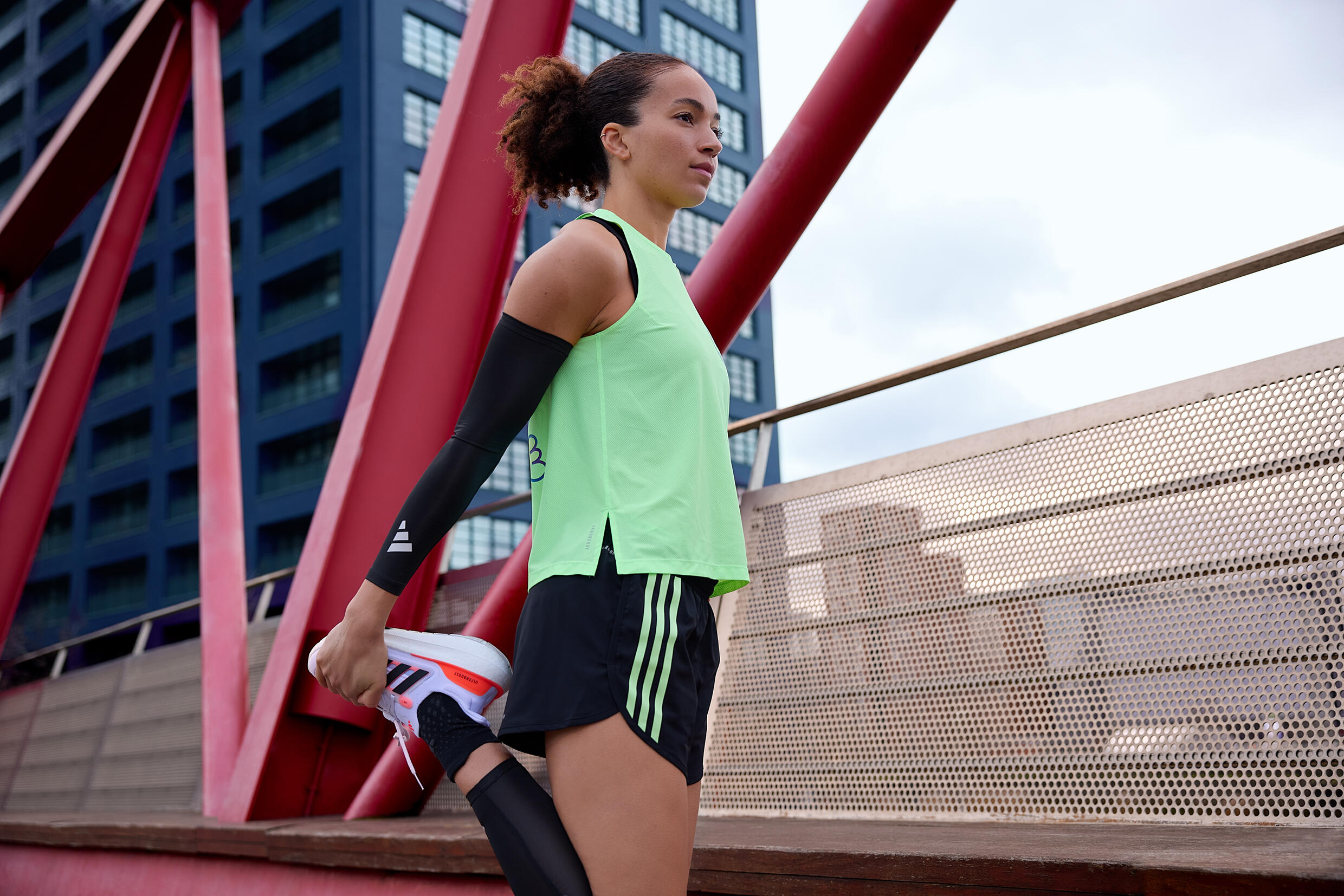 Aeroready Manches de compression pour les bras - Noir - S/M 5/7