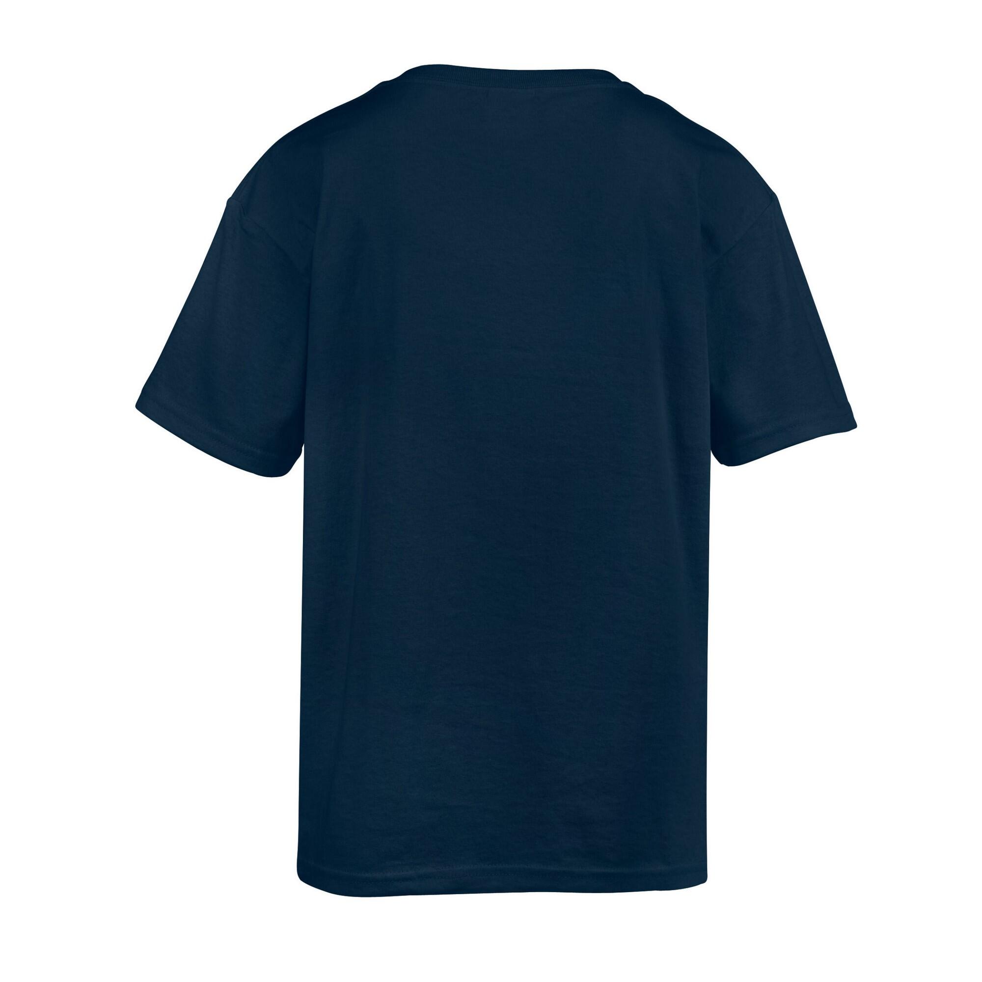 Maglietta Bambini Gildan Blu Navy 2/3