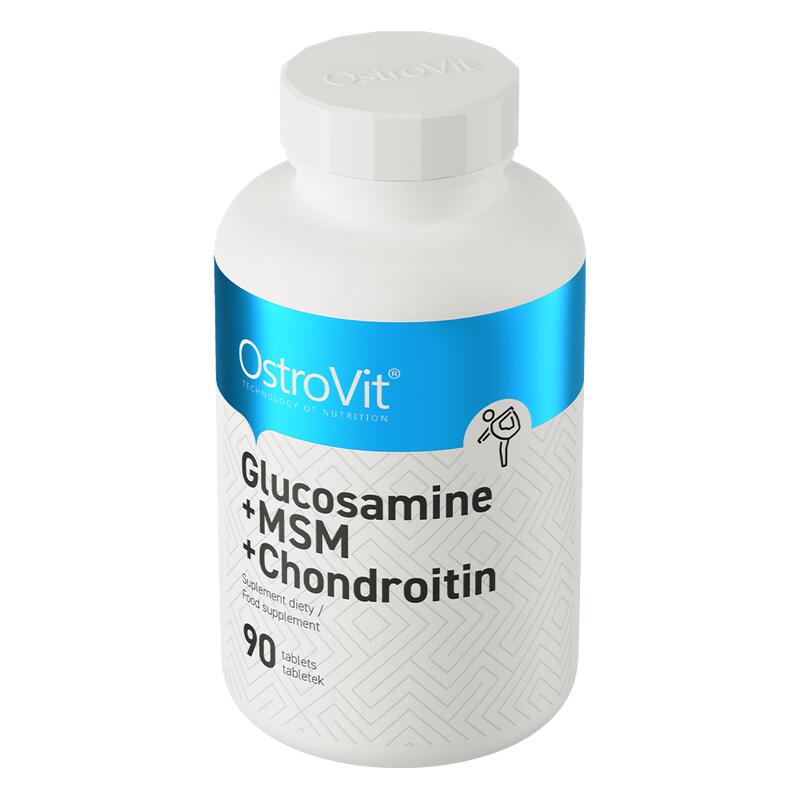 OstroVit Glukozamina + MSM + Chondroityna 90 tabletek