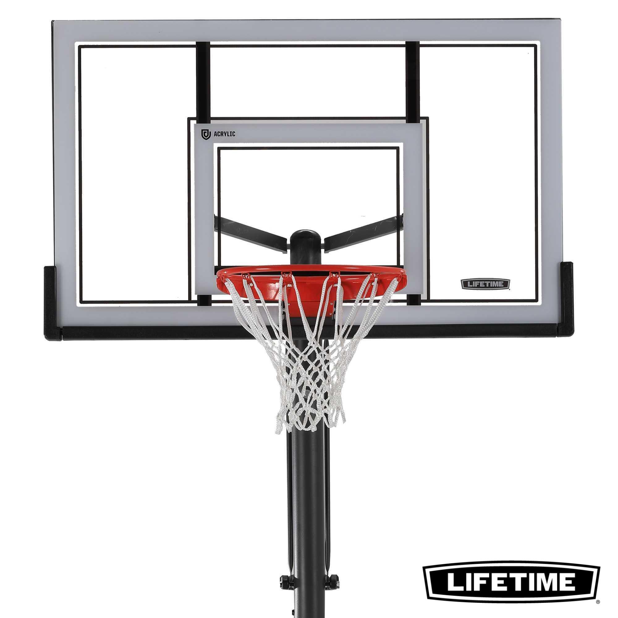 Panier de Basketball sur pied avec base Board-137cm Ajustable Lifetime #71522 2/7
