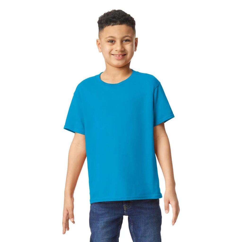Childrens/Kids Heavy Cotton TShirt (Sapphire)