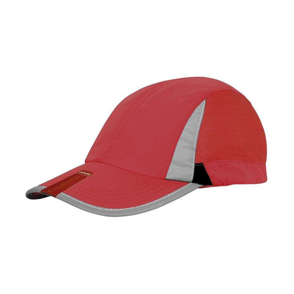 Boné de basebol Spiro (Vermelho / Preto) 2/2
