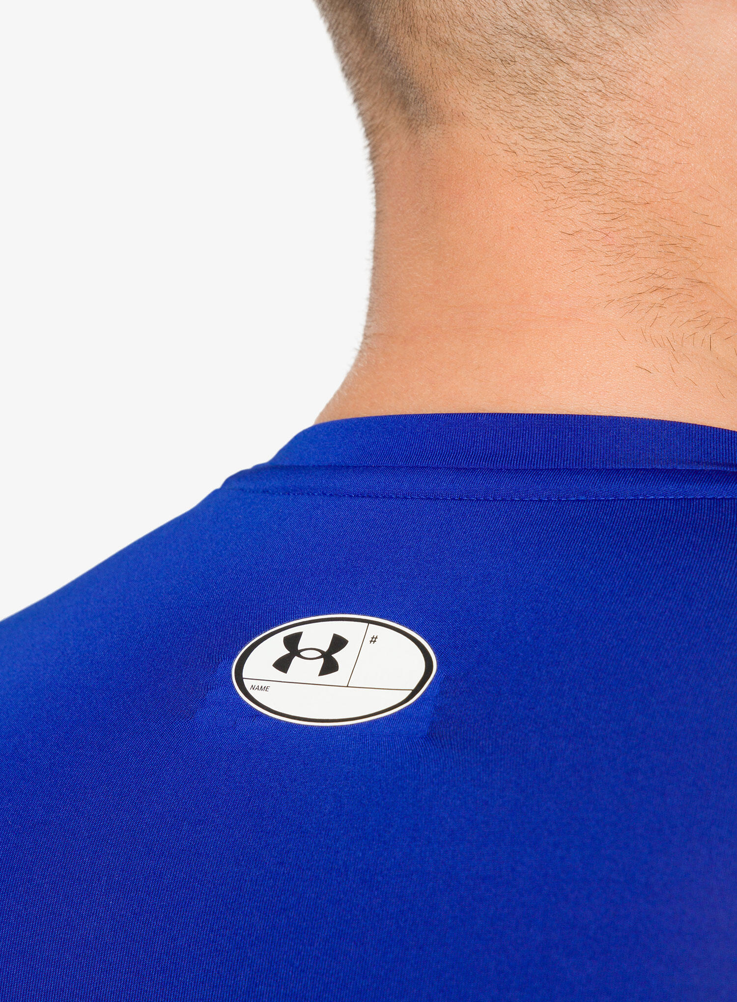 Langarmshirt Under Armour HeatGear Kompression Blau 7/7